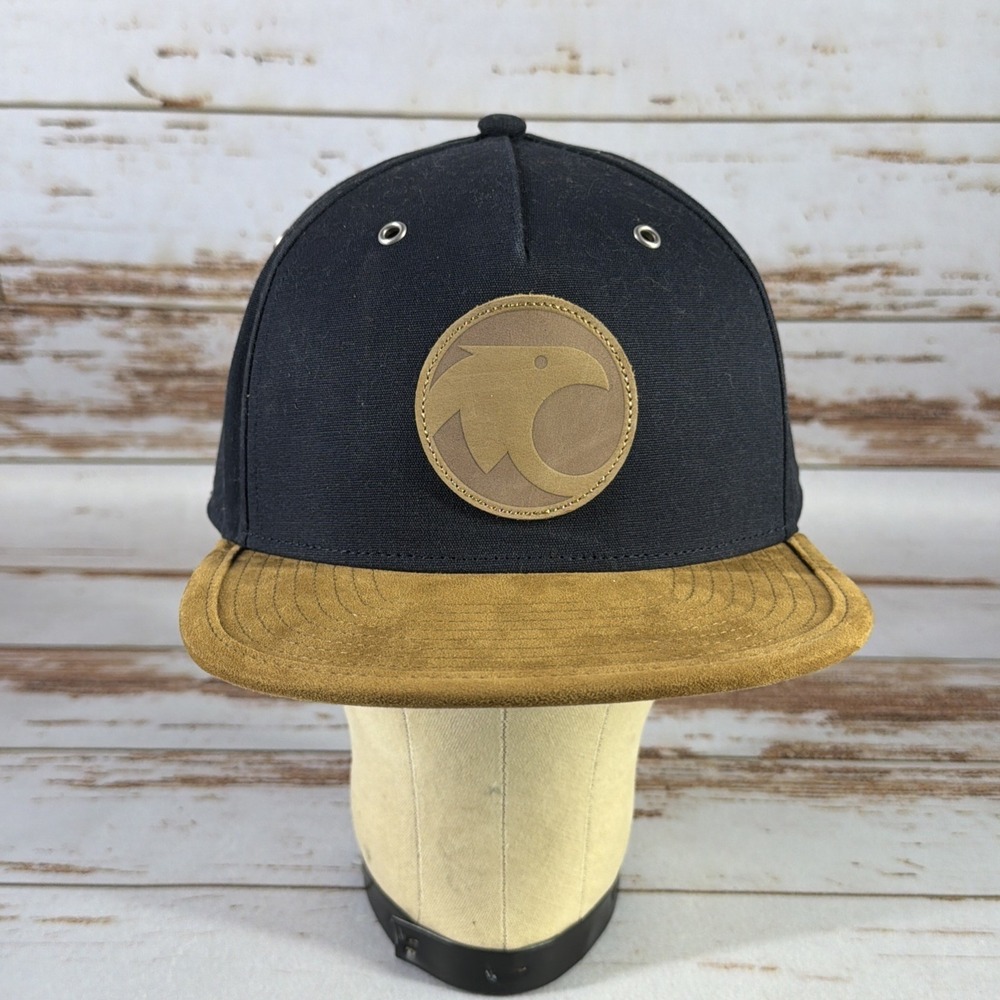 Rove Blue Tan Palisades Tahoe California Ski Resort Adjustable Hat